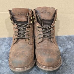 Work Boots for Men Waterproof Soft Toe Non Slip ComfortabBrown Work Boots